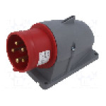 Conector alimentare AC, IEC 60309, IP44, 32A, 415V AC, 5 pini, AMPHENOL - 2CMA193331R1000