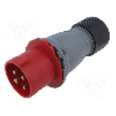 Conector alimentare AC, IEC 60309, IP44, 32A, 460V, 4 pini, AMPHENOL - 2CMA101988R1000