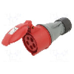Conector alimentare AC, IEC 60309, IP44, 32A, 460V, 5 pini, AMPHENOL - 2CMA102054R1000