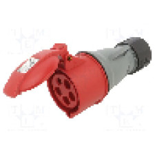 Conector alimentare AC, IEC 60309, IP44, 32A, 460V, 5 pini, AMPHENOL - 2CMA102054R1000