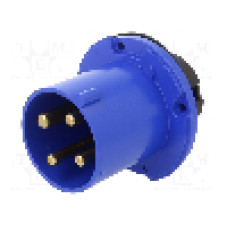 Conector alimentare AC, IEC 60309, IP44, 63A, 0,25kV, 250V AC, 4 pini, AMPHENOL - 2CMA167226R1000