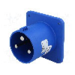 Conector alimentare AC, IEC 60309, IP44, 63A, 230V AC, 3 pini, PCE - 6331-6K