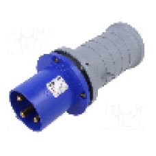Conector alimentare AC, IEC 60309, IP44, 63A, 250V AC, 3 pini, AMPHENOL - 2CMA166742R1000