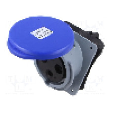 Conector alimentare AC, IEC 60309, IP44, 63A, 250V AC, 3 pini, AMPHENOL - 2CMA167408R1000