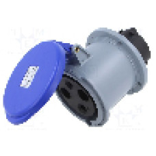 Conector alimentare AC, IEC 60309, IP44, 63A, 250V AC, 3 pini, AMPHENOL - 2CMA167510R1000