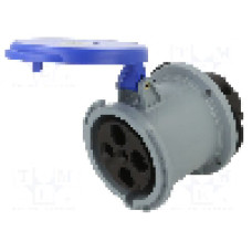 Conector alimentare AC, IEC 60309, IP44, 63A, 250V AC, 4 pini, AMPHENOL - 2CMA167524R1000