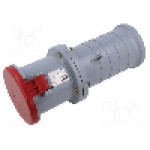 Conector alimentare AC, IEC 60309, IP44, 63A, 415V AC, 4 pini, AMPHENOL - 2CMA166850R1000