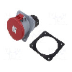 Conector alimentare AC, IEC 60309, IP44, 63A, 415V AC, 5 pini, AMPHENOL - 2CMA167430R1000