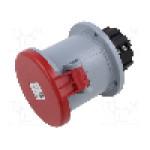 Conector alimentare AC, IEC 60309, IP44, 63A, 415V AC, 5 pini, AMPHENOL - 2CMA167532R1000