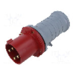 Conector alimentare AC, IEC 60309, IP44, 63A, 460V, 4 pini, AMPHENOL - 2CMA166758R1000