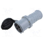 Conector alimentare AC, IEC 60309, IP44, 63A, 500V AC, 4 pini, AMPHENOL - 2CMA166852R1000