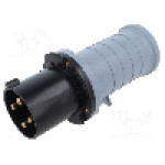 Conector alimentare AC, IEC 60309, IP44, 63A, {{Tensiune nominala}}, 4 pini, AMPHENOL - 2CMA166750R1000