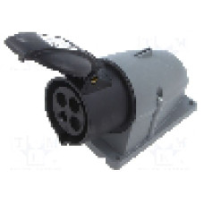 Conector alimentare AC, IEC 60309, IP44, {{Curent nominal}}, 500V AC, 4 pini, AMPHENOL - 2CMA193131R1000