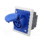 Conector alimentare AC, IEC 60309, IP44, IP54, 16A, 400V AC, 3 pini, PCE - 413-6PKR