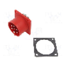 Conector alimentare AC, IEC 60309, IP44, IP54, 16A, 400V AC, 7 pini, PCE - 617-6V