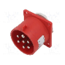 Conector alimentare AC, IEC 60309, IP44, IP54, 32A, 400V AC, 7 pini, PCE - 627-6V