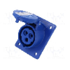 Conector alimentare AC, IEC 60309, IP54, 16A, 230V AC, 3 pini, PCE - 413-6