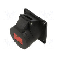 Conector alimentare AC, IEC 60309, IP54, 16A, 400V AC, 4 pini, PCE - 314-6X