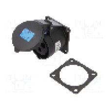 Conector alimentare AC, IEC 60309, IP54, 32A, 230V AC, 3 pini, PCE - 323-6X