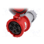 Conector alimentare AC, IEC 60309, IP66, IP67, 0,125kA, 400V AC, 5 pini, PCE - 245-6