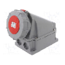Conector alimentare AC, IEC 60309, IP66, IP67, 63A, 400V AC, 5 pini, PCE - 135-6