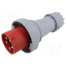 Conector alimentare AC, IEC 60309, IP67, 0,125kA, 0,4kV, 5 pini, TAIZHOU BAOLUDA ELECTRIC - QX-1447