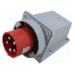 Conector alimentare AC, IEC 60309, IP67, 0,125kA, 0,4kV, 5 pini, TAIZHOU BAOLUDA ELECTRIC - QX-368