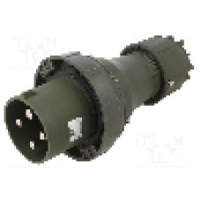 Conector alimentare AC, IEC 60309, IP67, 0,125kA, 400V AC, 4 pini, PCE - 044-6.U