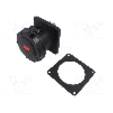 Conector alimentare AC, IEC 60309, IP67, 0,125kA, 400V AC, 5 pini, PCE - 345-6XS