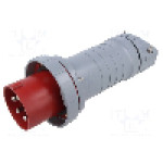 Conector alimentare AC, IEC 60309, IP67, 0,125kA, 415V AC, 5 pini, AMPHENOL - 2CMA166828R1000