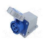Conector alimentare AC, IEC 60309, IP67, 16A, 0,23kV, 3 pini, TAIZHOU BAOLUDA ELECTRIC - QX-1192
