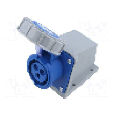 Conector alimentare AC, IEC 60309, IP67, 16A, 0,23kV, 3 pini, TAIZHOU BAOLUDA ELECTRIC - QX-1192