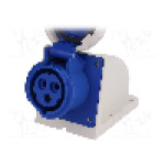 Conector alimentare AC, IEC 60309, IP67, 16A, 230V AC, 3 pini, PCE - 1132-6