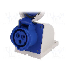 Conector alimentare AC, IEC 60309, IP67, 16A, 230V AC, 3 pini, PCE - 1132-6