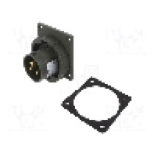 Conector alimentare AC, IEC 60309, IP67, 16A, 230V AC, 3 pini, PCE - 6132-6.U