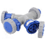 Conector alimentare AC, IEC 60309, IP67, 16A, 230V AC, 3 pini, PCE - 9432001