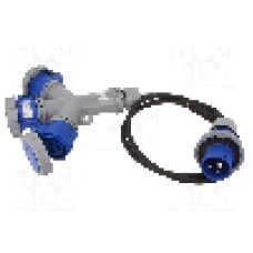 Conector alimentare AC, IEC 60309, IP67, 16A, 230V AC, 3 pini, PCE - 9432003
