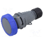 Conector alimentare AC, IEC 60309, IP67, 16A, 250V AC, 3 pini, AMPHENOL - 2CMA101119R1000