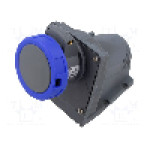 Conector alimentare AC, IEC 60309, IP67, 16A, 250V AC, 3 pini, AMPHENOL - 2CMA101213R1000