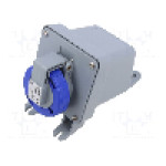 Conector alimentare AC, IEC 60309, IP67, 16A, 250V AC, 3 pini, AMPHENOL - 2CMA167149R1000
