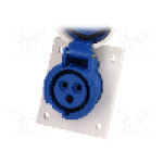 Conector alimentare AC, IEC 60309, IP67, 16A, 400V AC, 3 pini, PAWBOL - B.1920