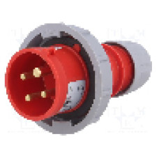 Conector alimentare AC, IEC 60309, IP67, 16A, 400V AC, 4 pini, PCE - 0142-6