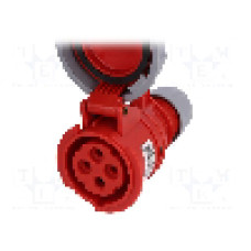 Conector alimentare AC, IEC 60309, IP67, 16A, 400V AC, 4 pini, PCE - 2142-6