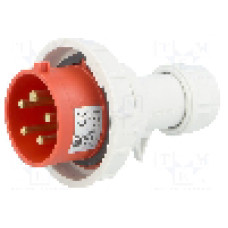 Conector alimentare AC, IEC 60309, IP67, 16A, 400V AC, 5 pini, PAWBOL - B.1903