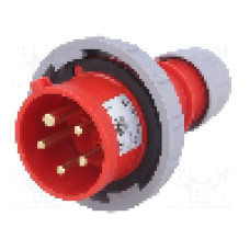 Conector alimentare AC, IEC 60309, IP67, 16A, 400V AC, 5 pini, PCE - 0152-6