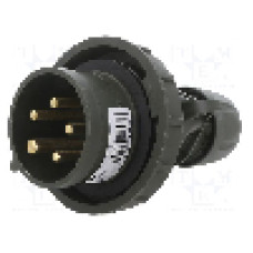 Conector alimentare AC, IEC 60309, IP67, 16A, 400V AC, 5 pini, PCE - 0152-6.U