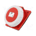 Conector alimentare AC, IEC 60309, IP67, 16A, 400V AC, 5 pini, PCE - 4152-6F78