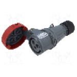 Conector alimentare AC, IEC 60309, IP67, 16A, 415V, 3 pini, AMPHENOL - 2CMA101120R1000