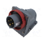 Conector alimentare AC, IEC 60309, IP67, 16A, 415V, 415V AC, 4 pini, AMPHENOL - 2CMA101174R1000