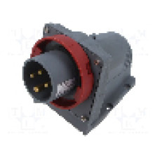 Conector alimentare AC, IEC 60309, IP67, 16A, 415V, 415V AC, 4 pini, AMPHENOL - 2CMA101174R1000